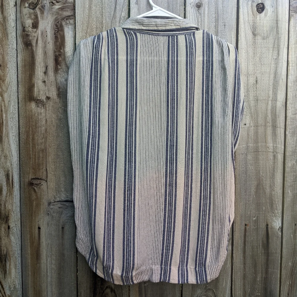 Free People Baby Blues Top Ombre Blue Size Large - Picture 5 of 7